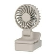 thumbnail image 1 of Ventilador portátil con clip, refrigeración por viento fuerte, ajuste de 3 velocidades, pequeño mini ventilador de escritorio Albaricoque, 1 of 9