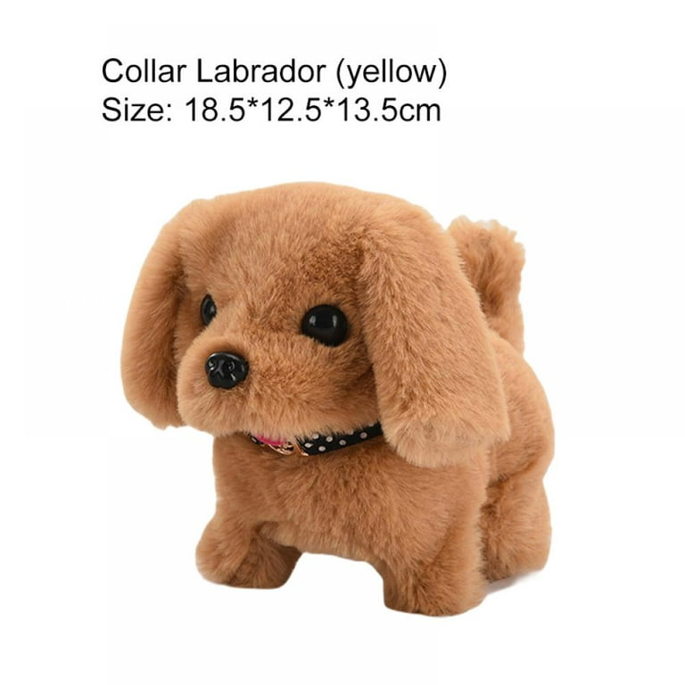 Plush Golden Retriever Toy Puppy Electronic Interactive Dog - Walking,  Barking