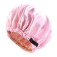 thumbnail image 1 of Gorros de Dormir Yinane doble capa banda elástica Rosado, 1 of 6