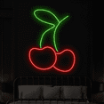 thumbnail image 2 of Craftnamesign Cherry Neon Sign, Fruit Shop Decor, Cherry Shop LED Signage, 2 of 4