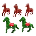thumbnail image 1 of CHOK 5Pcs  Plastic Horse Small Animals Jumping Clockwork Toy for Kids, 1 of 7