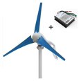 thumbnail image 1 of 400W AC12V/24V Colorful Wind Turbine Generator Small Windmill For Home Or Boat Use With 600W Wind Controller ,Easy to Install, 1 of 6