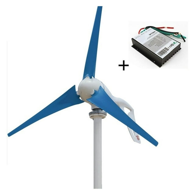 400W AC12V/24V Colorful Wind Turbine Generator Small Windmill For Home Or Boat Use With 600W Wind Controller ,Easy to Install