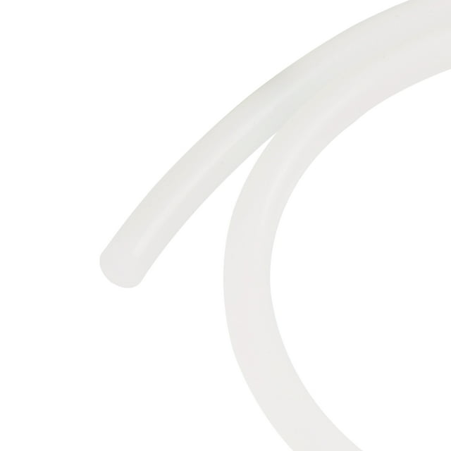 Unique Bargains 1/4' 10ft White Silicone Bending Insert Hard Tube Soft for Rigid PETG Tubing Water Cooling