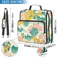 thumbnail image 2 of FORMRS Zipper Binder with Shoulder Strap 2-inch Ring 500 Sheet Capacity File Bag, Floral Wave, 2 of 5