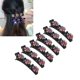 thumbnail image 5 of Pinzas Para El Cabello Trenzadas Para Mujer, Accesorios Para Pinzas Para El Cabello Trenzadas De Dientes Anchos, Plástico De Doble Capa, Reutilizable, Colorido Para Lavar La Cara, 5 of 7