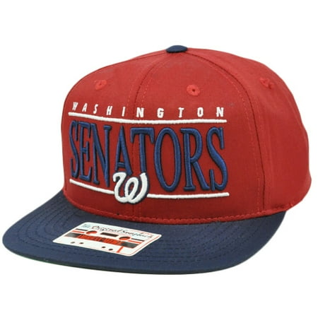 Yankees American Needle - MLB American Needle Nineties Twill Cap Snapback Flat Bill Washington Senators