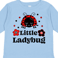 thumbnail image 4 of Inktastic Little Ladybug with Flowers Boys or Girls Long Sleeve Toddler T-Shirt, 4 of 5