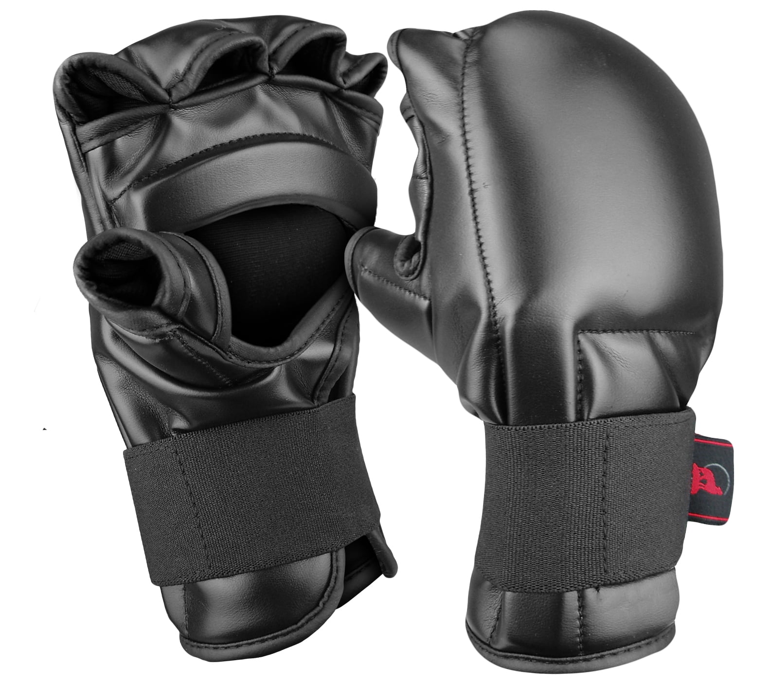 MMA UFC Sparring Grappling Fight Boxing Punch Ultimate Mitts Leather Gloves BZ 