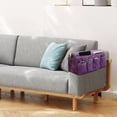 thumbnail image 2 of Generic Multi-Pocket Sofa Arm Organizer in Coffee - Durable Polyester Storage Bag for Home, Office & Travel, Fits Most Chairs & Recliners, 2 of 7
