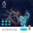 thumbnail image 3 of 3D Dinosaur Night Light - 3D Illusion Lamp Three Patterns and 7 Color Change Decor Lamp with Timer Remote Control for Kids, Best Gifts for Boys Girls Dinosaur Fans, 3 of 5