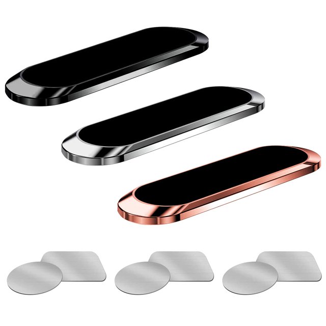 Paquete de 3 soportes para teléfono móvil para coche, soporte ajustable para teléfono móvil para coche de 360 grados JFHHH pequeña