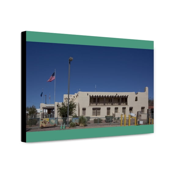 Canvas Print: Exterior, Border Patrol Station, Naco, Arizona, 2009