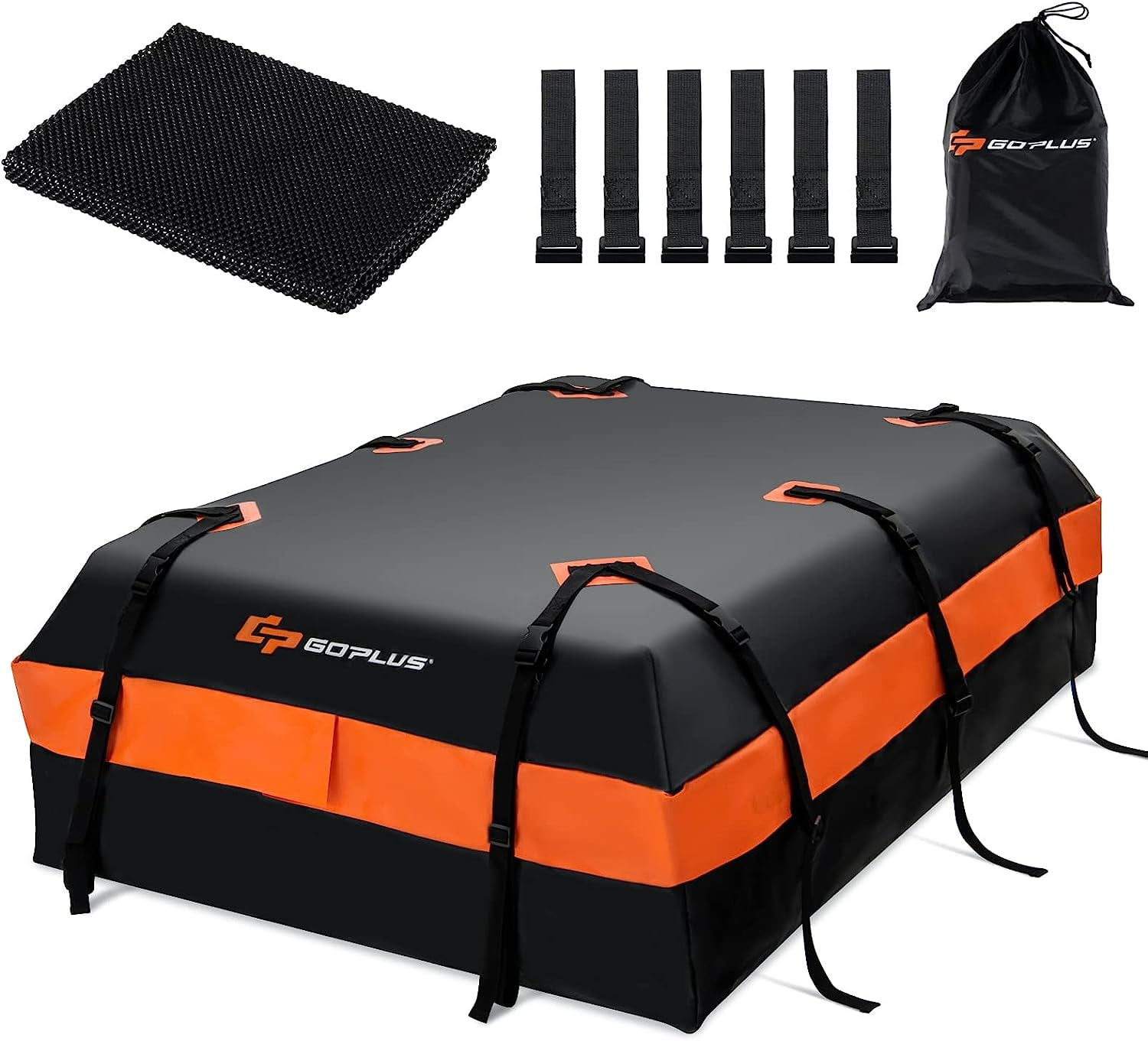 Goplus Rooftop Cargo Carrier, 21 Cubic 100 Waterproof Soft Car Roof