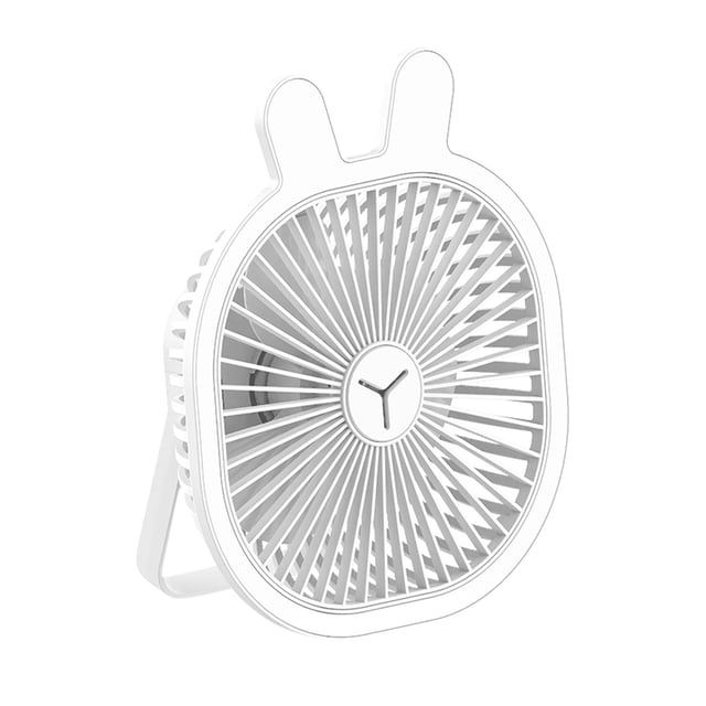 Pompotops Charging Desktop Small Fan Dormitory Fan Wall-Mounted Mini Small Ceiling Fan Electric Fan Lights Clearance