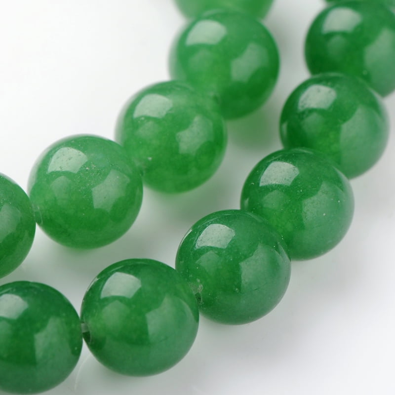20strands Dyed White Beads Strands Green Aventurine Round about 8mm in diameter hole: 1mm about 49pcs/strand 15 inch