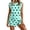 Green, variant on Womens 2 Piece Outfits Summer Casual Sleeveless Polka dots Tank Tops Matching Split Mini Skort Lounge Travel Set Vacation Skirt Sets, 2XL
