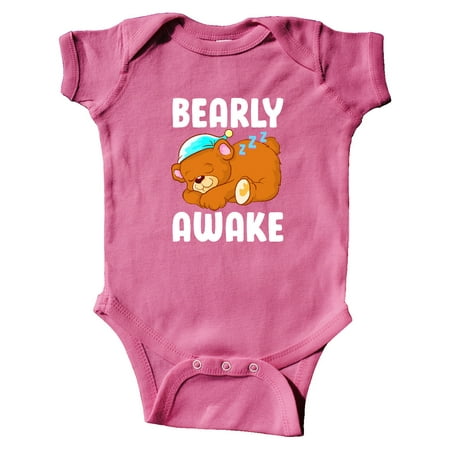 

Inktastic Baby Bear Bearly Awake Gift Baby Boy or Baby Girl Bodysuit