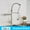 Silver, variant on Senlesen Chrome Kitchen Faucet Swivel Sink Pull Down Sprayer Mixer Tap