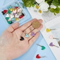 thumbnail image 3 of 32Pcs 8 Colors Heart Zipper Pull Charms Zipper Pull Replacement Alloy Enamel Love Zippers Charm Metal Tab Mend Fixer Heart Dangle Charms for DIY Sewing Dress Backpacks Purses Handbags, 3 of 6