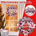 thumbnail image 2 of Wreath for Door and Wall Indoor Outdoor Ornament for Front Entry Christmas Party Home Decoration Versatile Hanging Home, 2 of 6