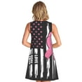 thumbnail image 2 of Bixox Robe Trapèze Sans Manches pour Femmes avec Imprimé Ruban Sensibilisation au Cancer du Sein et Poches, Robe Débardeur Décontractée Longueur Genou pour l'Été-3X-Grand, 2 of 7