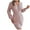 Pink, variant on Lovskoo Sweater Dress for Women Trendy Casual Long Sleeve Bodycon Dress V-Neck Button Soild Outing Dresses Pink