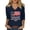 Navy-B-30505aa, variant on S-5XL Plus Size 250th Anniversary USA Shirt V Neck Womens 3/4 Sleeve Tops We the People Patriotic Shirts for Women Navy 5XL