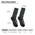 thumbnail image 2 of Picia Stylish Avian Gathering Print Athletic Socks for Men & Women – Cushioned Moisture-Wicking Crew Socks for Sports, Running, and Training, Soft & Breathable Size 5-11, 2 of 6