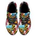 thumbnail image 2 of Maryland Stte Crab and Black eyed Susan Flower Shoes Sneakers for Women Men Black Size 9, 2 of 7