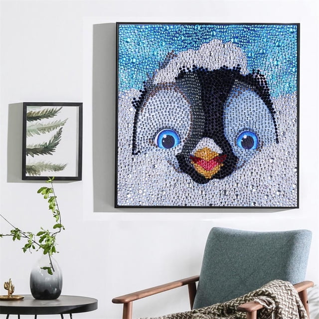 Pintura de diamante 5D Hugo DIY con taladro completo grande para adultos y niños
