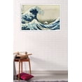 thumbnail image 2 of The Great Wave off Kanagawa by Hokusai Wall Poster, 22.375" x 34", Framed, 2 of 2