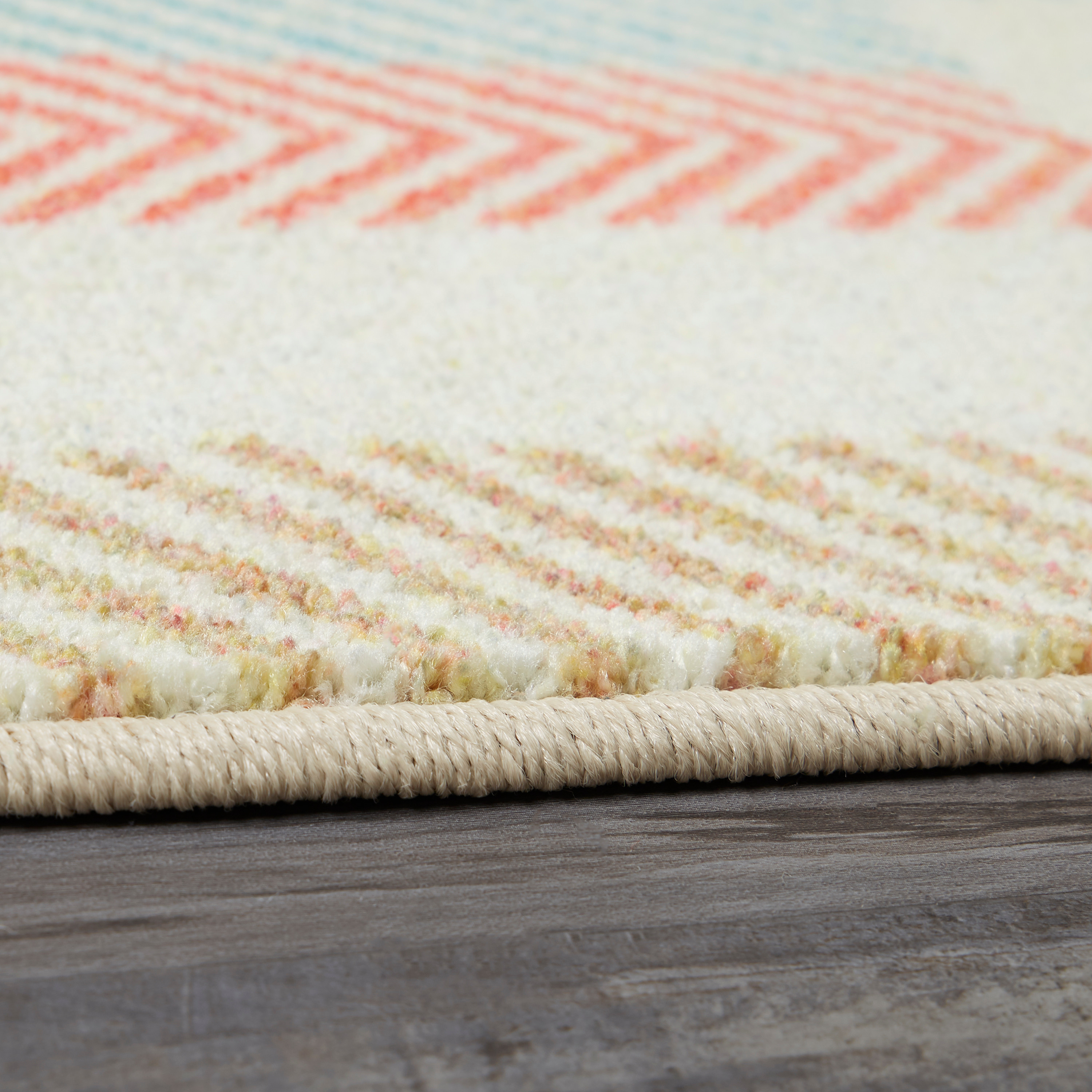 Mohawk Home Prismatic Marco Stripe Multi Transitional Striped Precision Printed Area Rug, 10'x14', Orange & Red