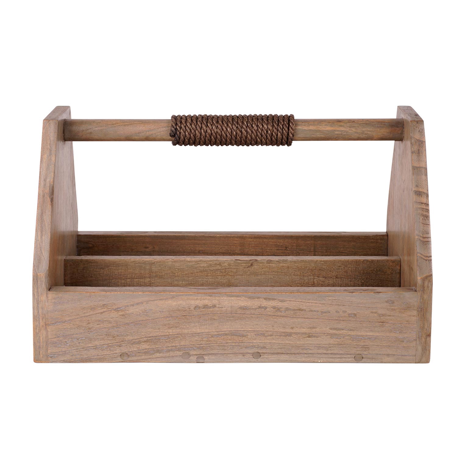 Rico & Plato Mindi Wood Barbecue Grill Accessory Caddy - Thumbnail 2