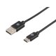 thumbnail image 1 of Cable Manhattan USB-C M a USB-A M , 0.5 m. Manhattan MN-354912, 1 of 2
