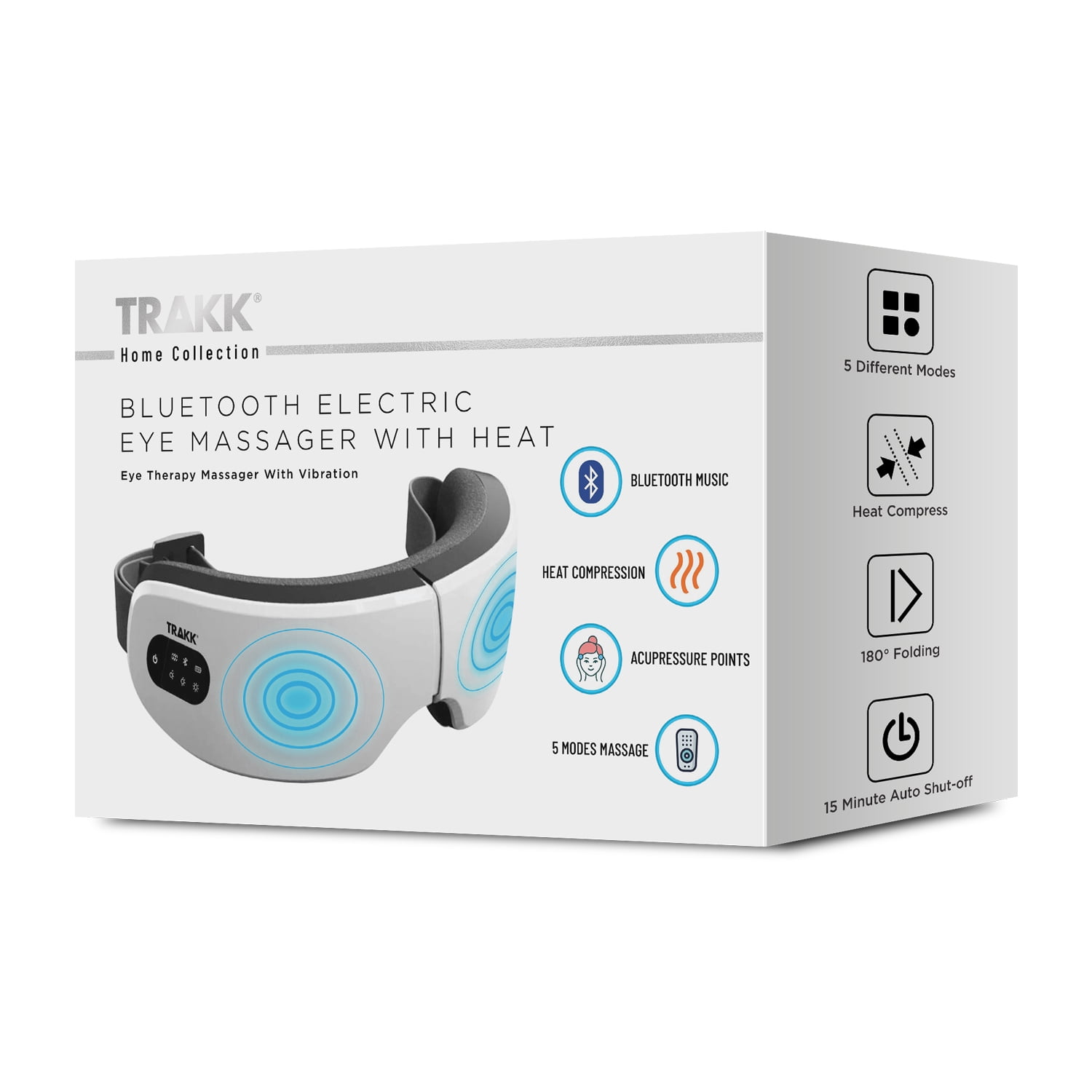 TRAKK Eye Massager Heat and Vibration Eye Care Device