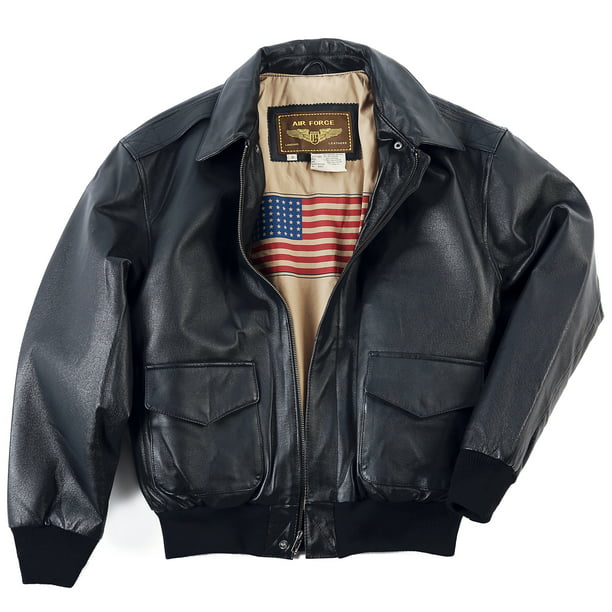 Landing Leathers Mens Air Force A-2 Leather Flight Bomber Jacket ...
