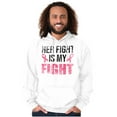 thumbnail image 5 of Breast Cancer Her Fight Pink Ribbon Hoodie Sweatshirt Women Brisco Brands S, 5 of 6