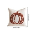thumbnail image 3 of Fall Halloween Pumpkin Tufted Throw Pillow Cover Embroidered Decorative Cushion Cover Holiday Couch Sofa Bed Home Decor Pillowcase, 3 of 6