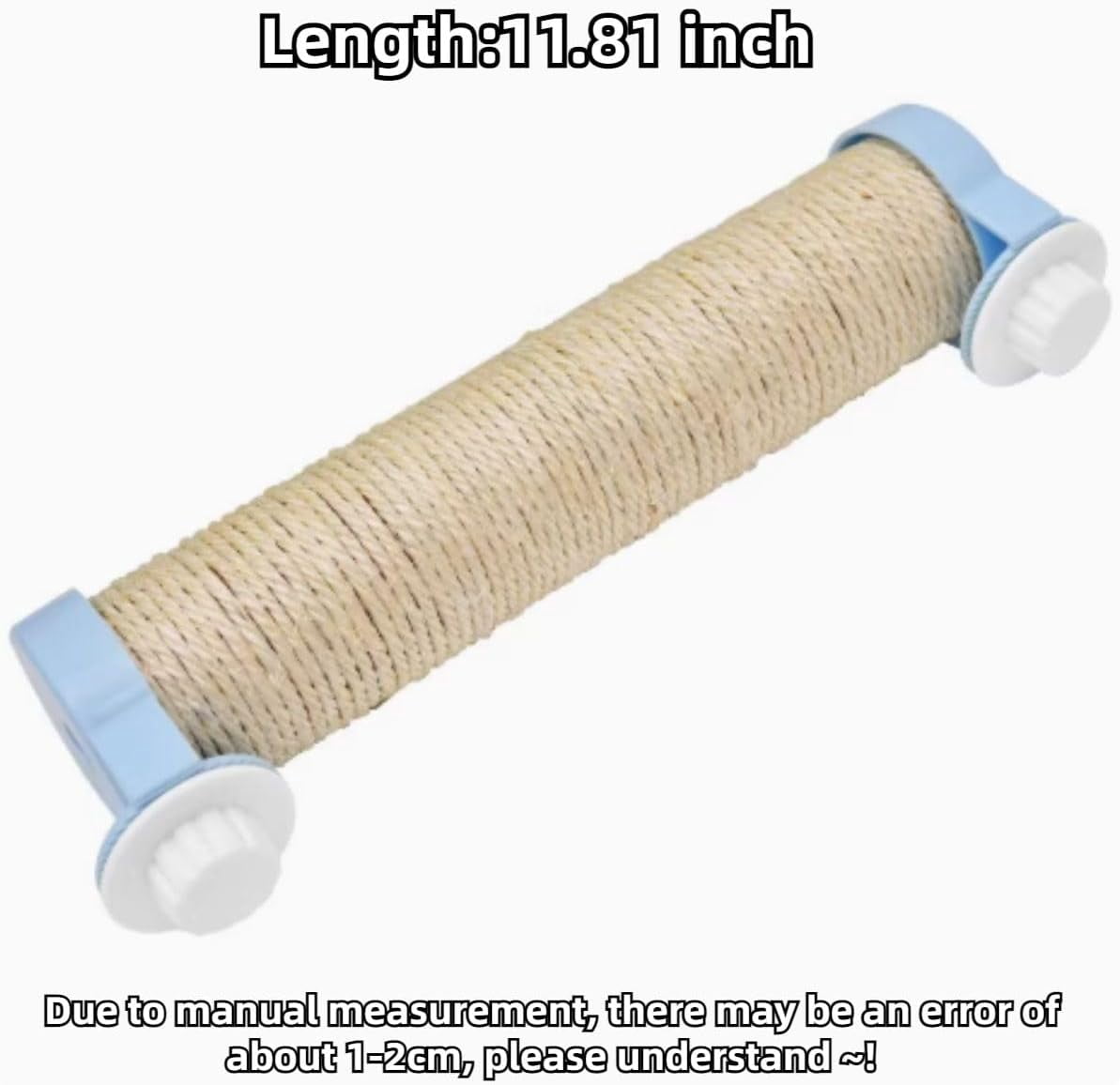 ABPETE Rabbit Scratching Posts Cage,Rabbit Scratching Pole Designed for Cage Bunny Scratcher Sisal (Blue)
