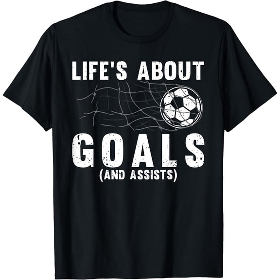 Cool Soccer For Men Women Soccer Lovers Player Football Goal T-Shirt