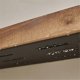 thumbnail image 3 of Black Walnut Wood Bathroom Storage Rack Wall Mounted Light Luxury Living Room Non Perforated Bathro, 3 of 5