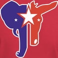 thumbnail image 3 of CafePress - Republican Democrat Dark T Shirt - Men's Classic Graphic Cotton T-Shirt, 3 of 4