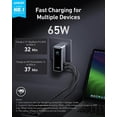 thumbnail image 2 of Anker Prime Power Bank, 9,600mAh Battery Pack with 65W Output, Built-in AC Plug, Supports PD 3.0 and PPS, 30W Fast Recharging, Sleek Portable Charger, 2 of 5