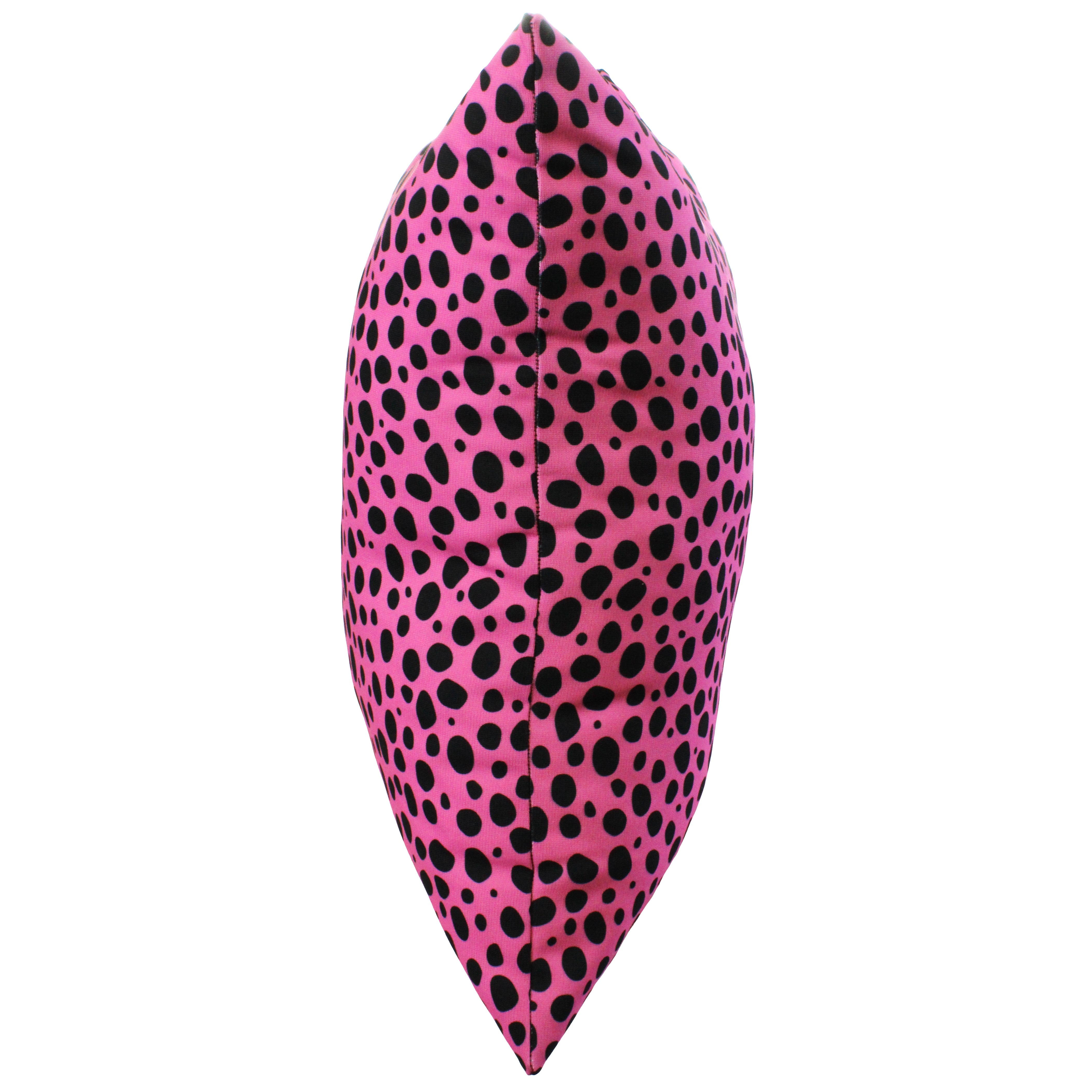Everything Comfy Cheetah Print Decorative Throw Pillow, 16x16 Inch, Pink,