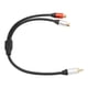 thumbnail image 1 of Cable RCA Maleto RCA hembra, 1RCA macho a 2RCA Y cable de extensión para DVD RCA Cable divisor parte superior de la línea, 1 of 8