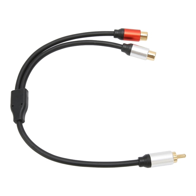 Cable RCA Maleto RCA hembra, 1RCA macho a 2RCA Y cable de extensión para DVD RCA Cable divisor parte superior de la línea