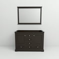 thumbnail image 5 of Dukes 48 in. W x 22 in. D Espresso Double Bath Vanity and 46 in. Mirror, 5 of 8