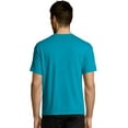 thumbnail image 3 of Hanes EcoSmart Unisex Crewneck T-Shirt Teal XL, 3 of 4