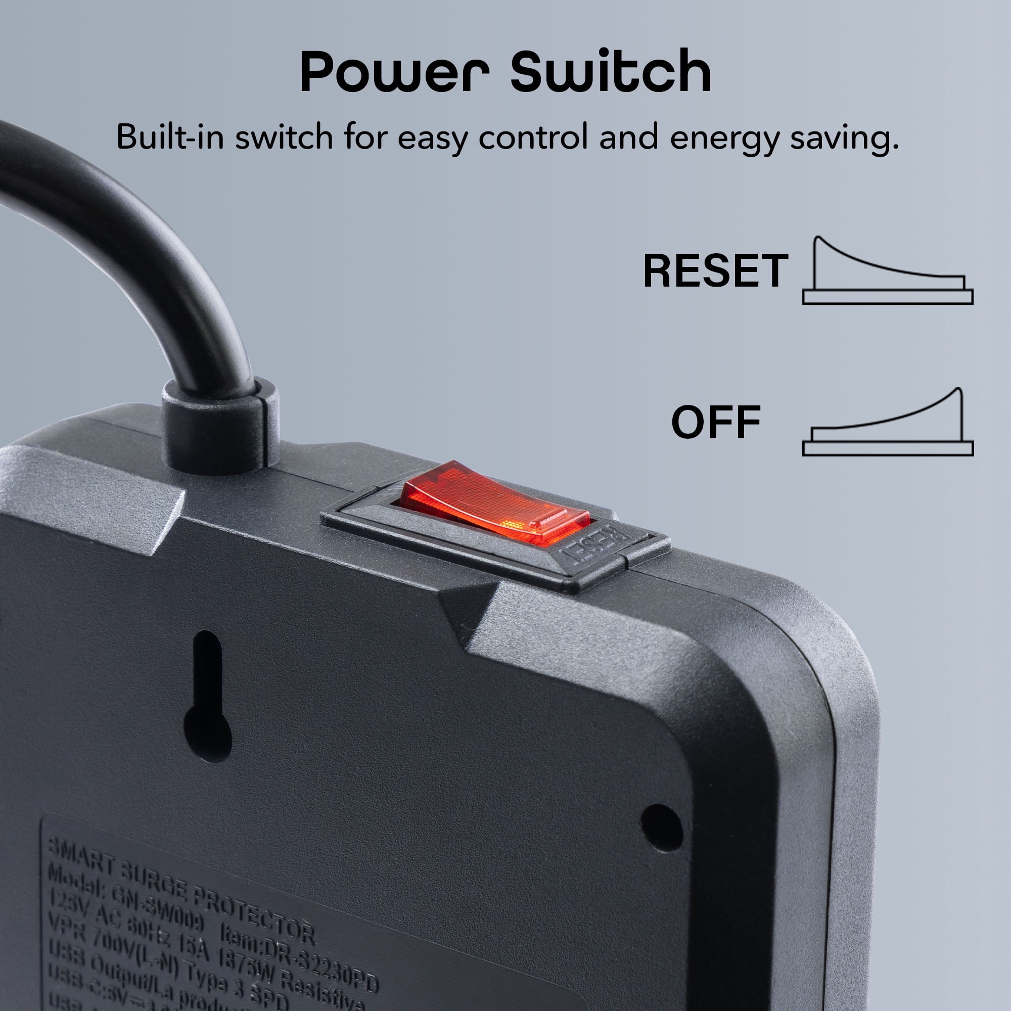 Geeni Surge Ultra 8-Outlet Surge Protector